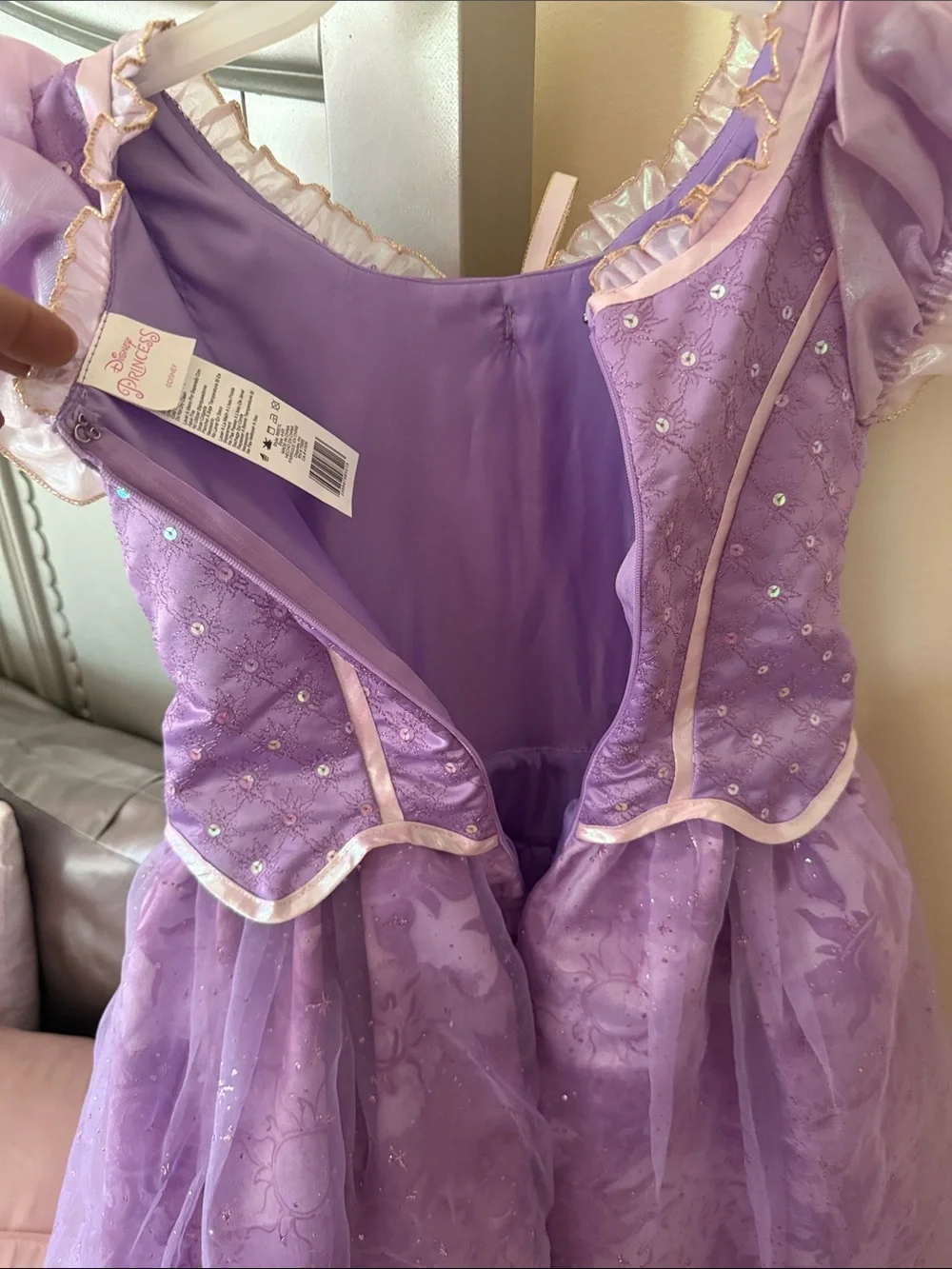 Disney Purple Princess Dress with Glitter Tulle